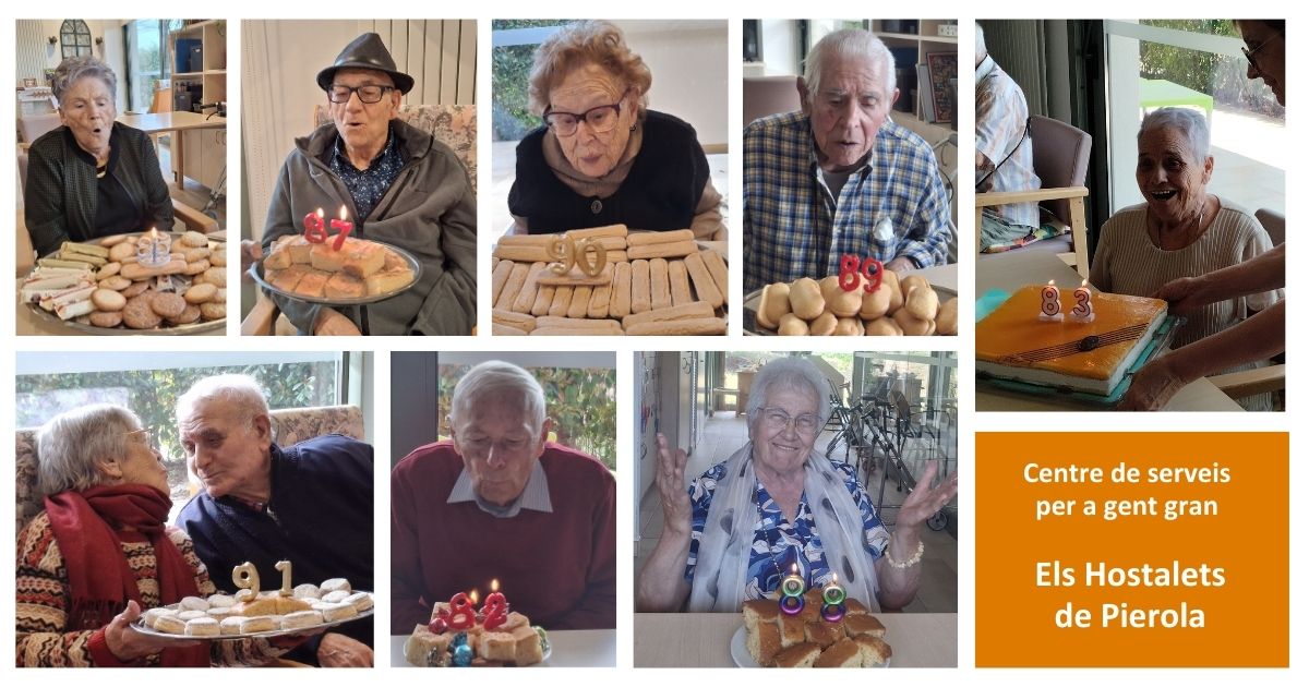 🏡 Centre de serveis per a gent gran dels Hostalets de Pierola
Celebrar l'aniversari d'una persona gran, sempre que ella vulgui, té diversos beneficis emocionals, psicològics i socials perquè reforça la Identitat Personal. Es creen nous records de moments significatius.