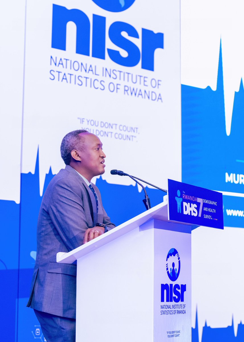 statisticsRW's tweet image. 📍LIVE from #Kigali Convention Centre! 
The moment is here...

The DG of NISR @ivanmurenzi is presenting the key findings of #RwandaDHS7

🚨The results show a clear shift in Fertility

➡️ In 2025, a Rwandan woman is expected to have 3 children by the end of her reproductive…