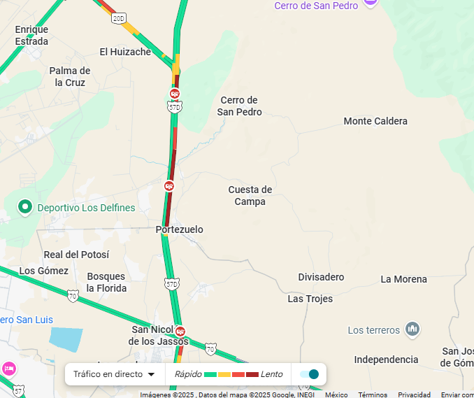 MonitoreoS22403's tweet photo. @088_GN 

Buenas noches algún motivo por la carga vehicular en el libramiento de SLP ? 

Saludos https://t.co/qyemUjefIg