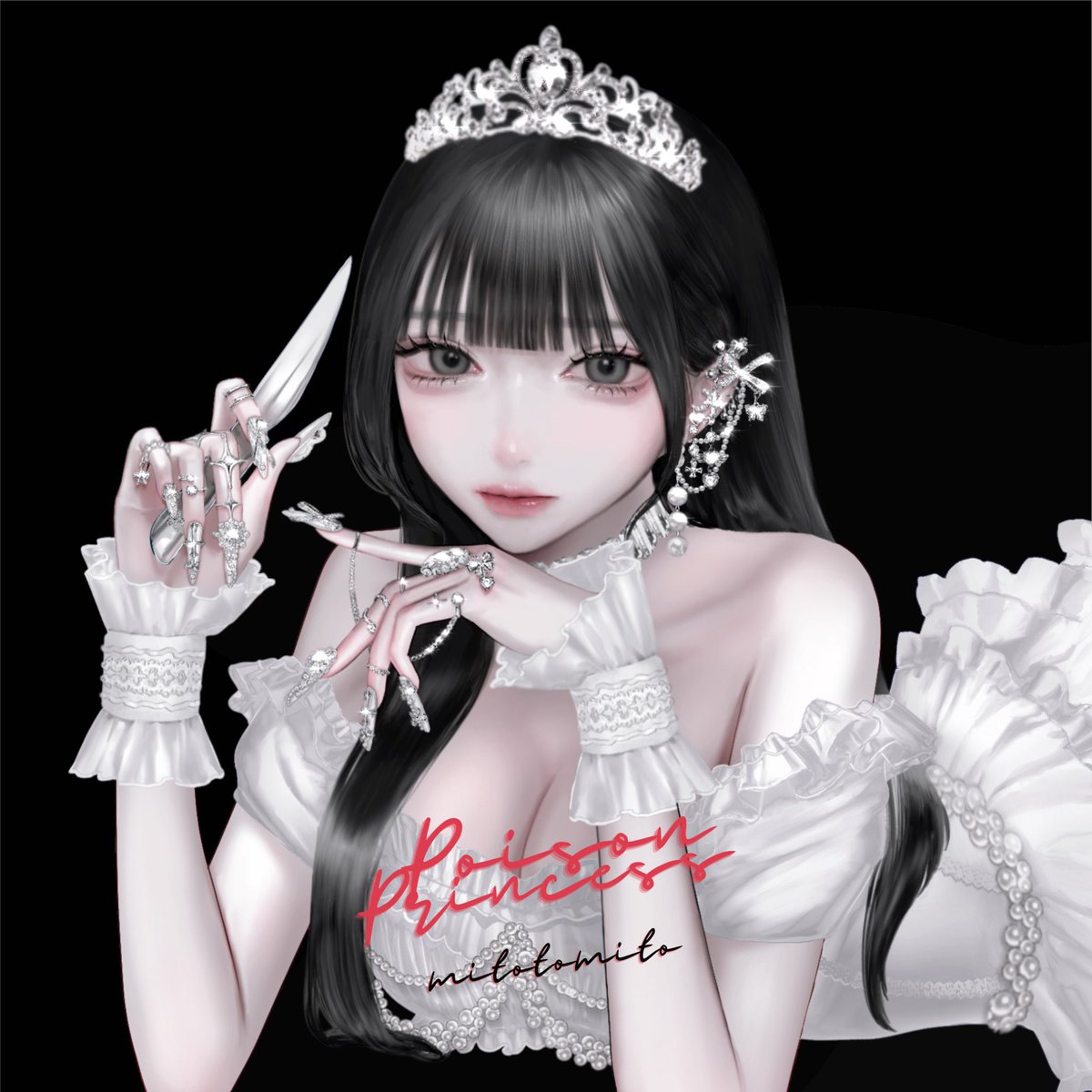 Christina___r's tweet photo. 【Works】

2025.12.17(Wed) Release

冨十みと
2nd single『POISON PRINCESS』

作詞作曲,編曲を担当させていただきました。
冨十さん( @mitomi0504 )リリースおめでとうございます🌹
是非お聴きください🎧

🔗https://t.co/8SOW581dwL https://t.co/fryqZeP5M9