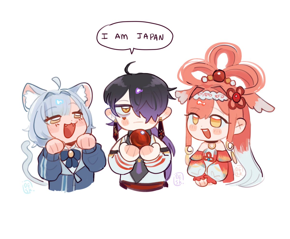 He Is Japan.

#つなのあーと #AmikotoArt #RuAtelier