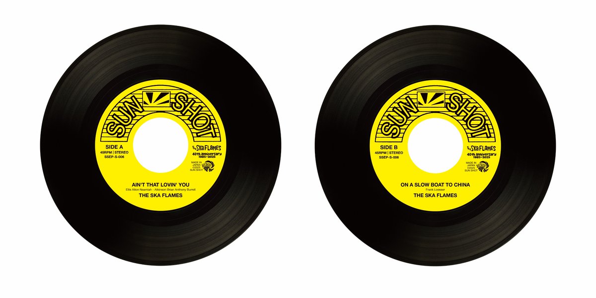 大幅値下げ！ギガレア盤 SKA FLAMES プロモオンリー白盤 7インチ 🔔発売日です🔔】 本日12月17日、THE SKA FLAMES 7インチ・シングル第
