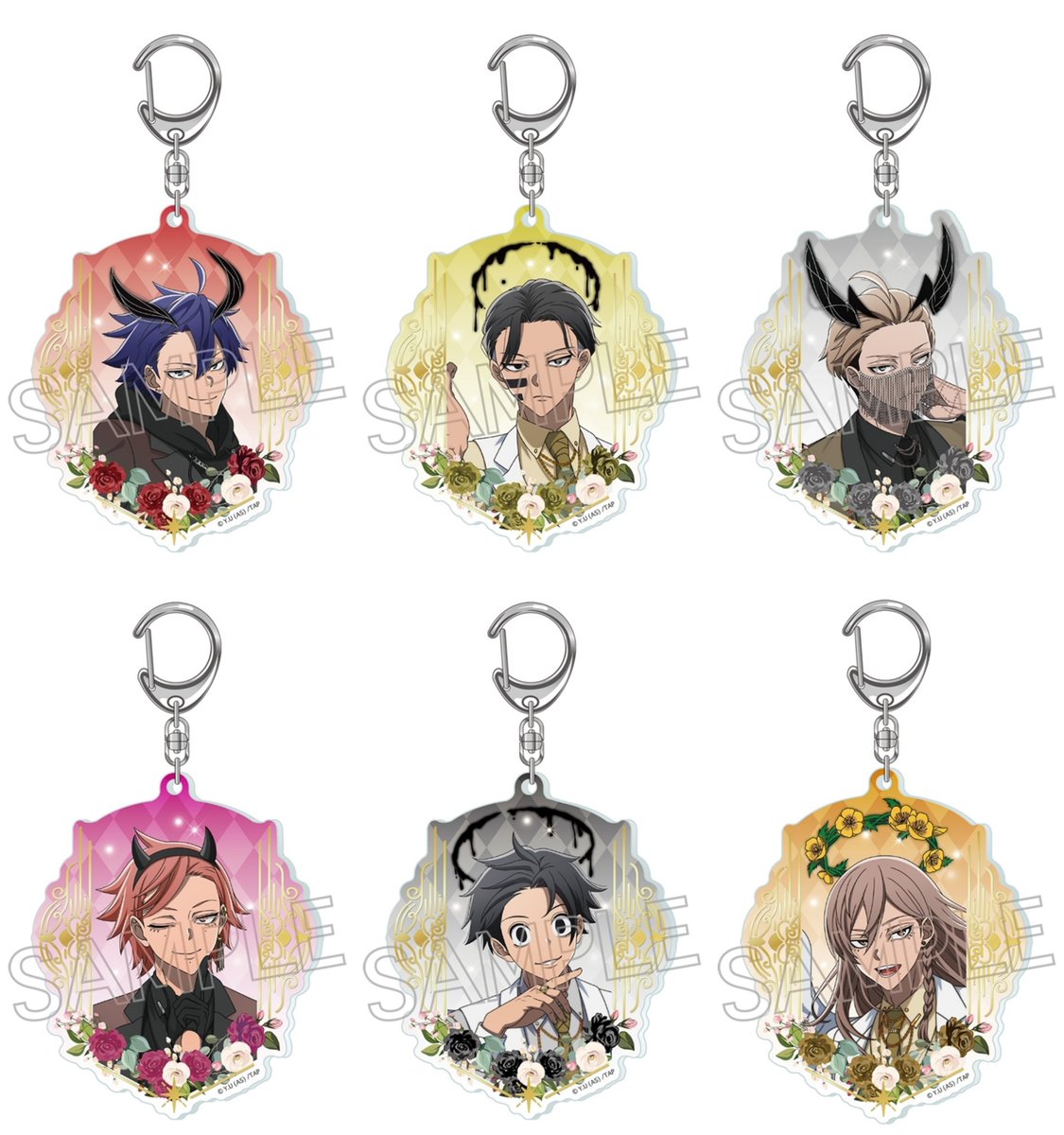 一部サイトにて予約受付中 桃源暗鬼 天使と悪魔 箔押しアクリル