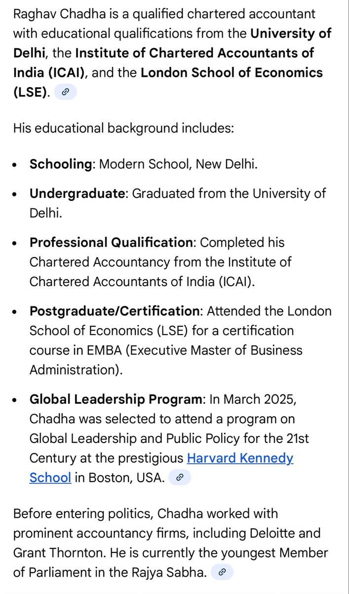 microcp2mltibgr's tweet photo. @raghav_chadha Me, after getting impressed by Raghav Chadha ❤️ casually Googling his education and qualifications to restore faith https://t.co/7DwE8XpaM0