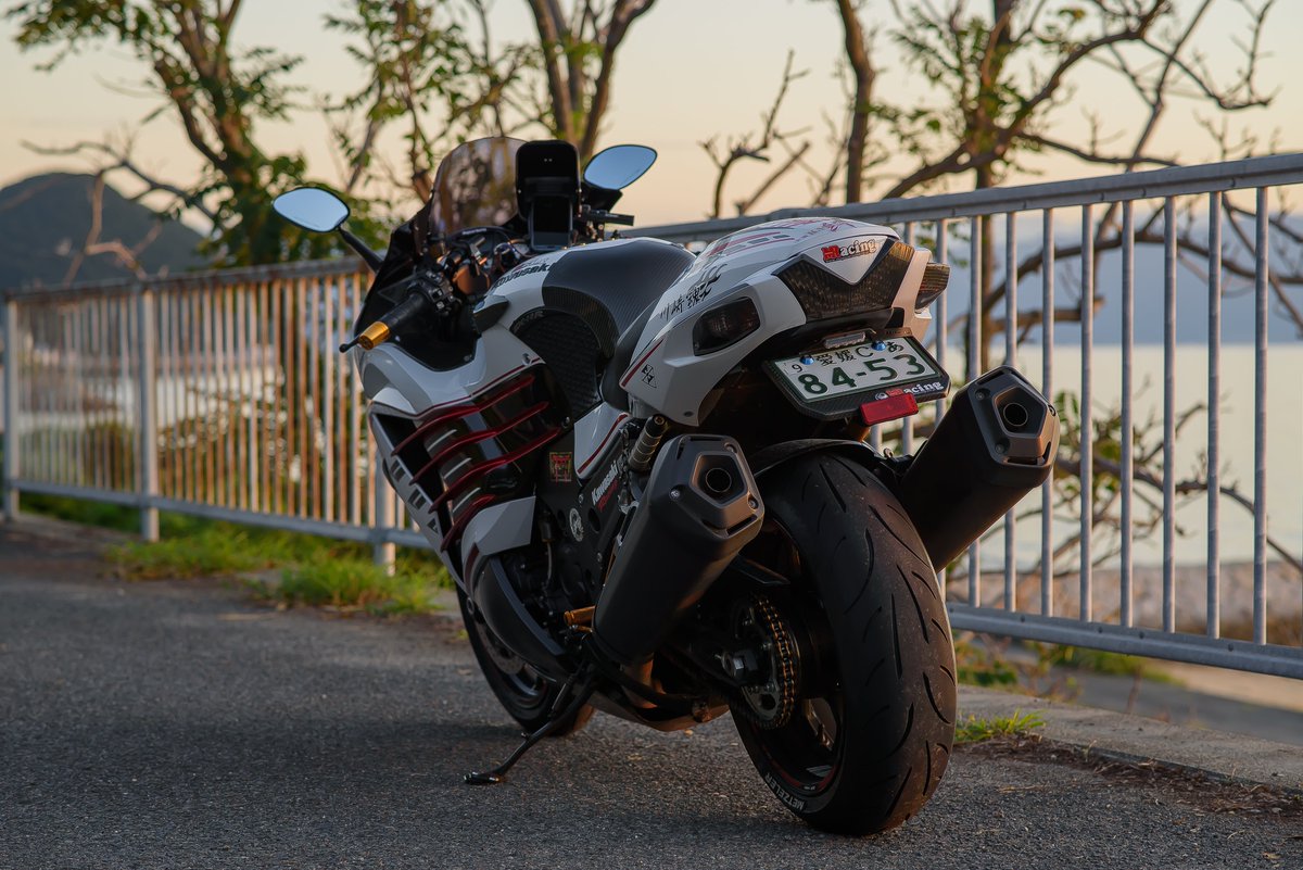 全方位好きな人は4枚貼る #kawasaki #zx14R #六眼魔神 #Micrographic