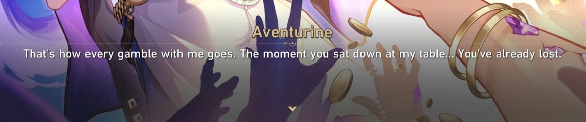 this is actually top 10 aventurine lines ever... his asshole corporate and highly self-confident persona is so Sexy