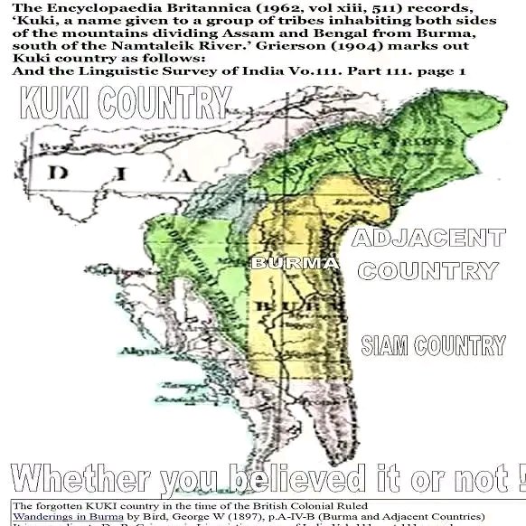 BoinuHaoki36609's tweet image. The 1904 British Map of Kuki Country can't be called Zoland, Zogam or Zalengam - it's Kukiland, recognised by UNO! Only Kuki name valid for rightful sovereignty per UN 1969 declaration. Only Bangladesh, India &amp;amp; Myanmar can cede these lands based in recorded Kuki history.