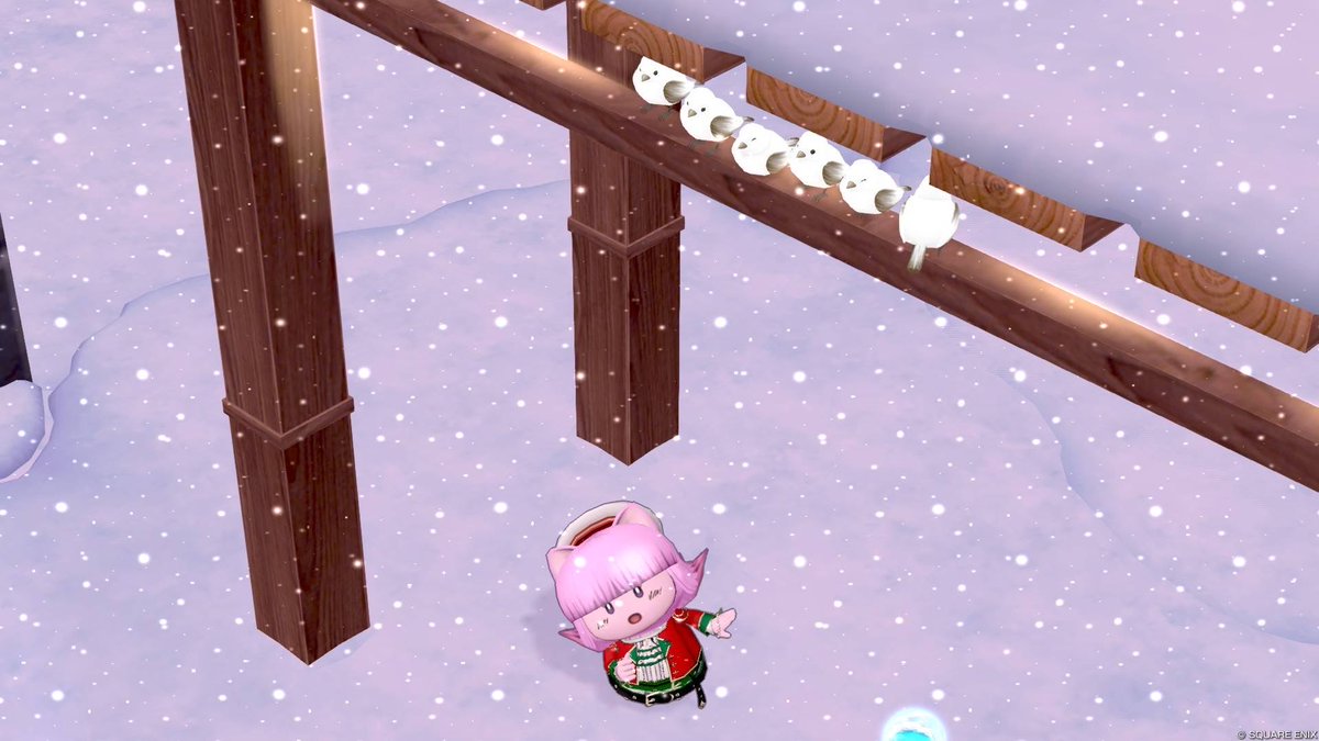 macma0's tweet image. DQ10 シマエナガ可愛い〜