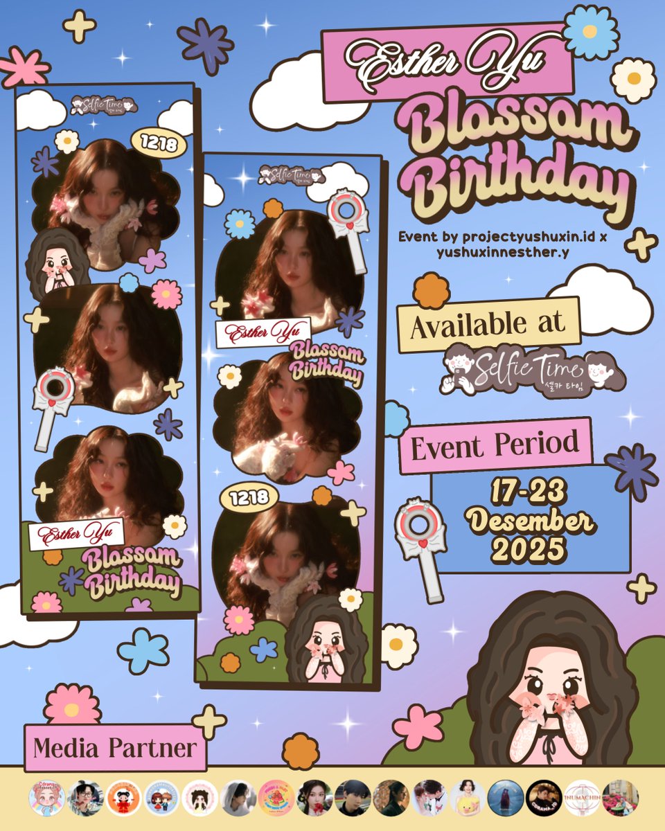 selfietimeid's tweet image. Fans Esther Yu Indonesia merapat yuk!😍
Ada frame ulang tahun dari fanbase @YSXProjectID lho! 🌸

🗓️ 17-23 Des 2025
📍 semua store Selfie Time

Buruan ajak bestie, ayang, atau keluarga kamu untuk foto di Selfie Time! 📸

#selfietimeid #EstherYu #YuShuxin #estheryublossombirthday
