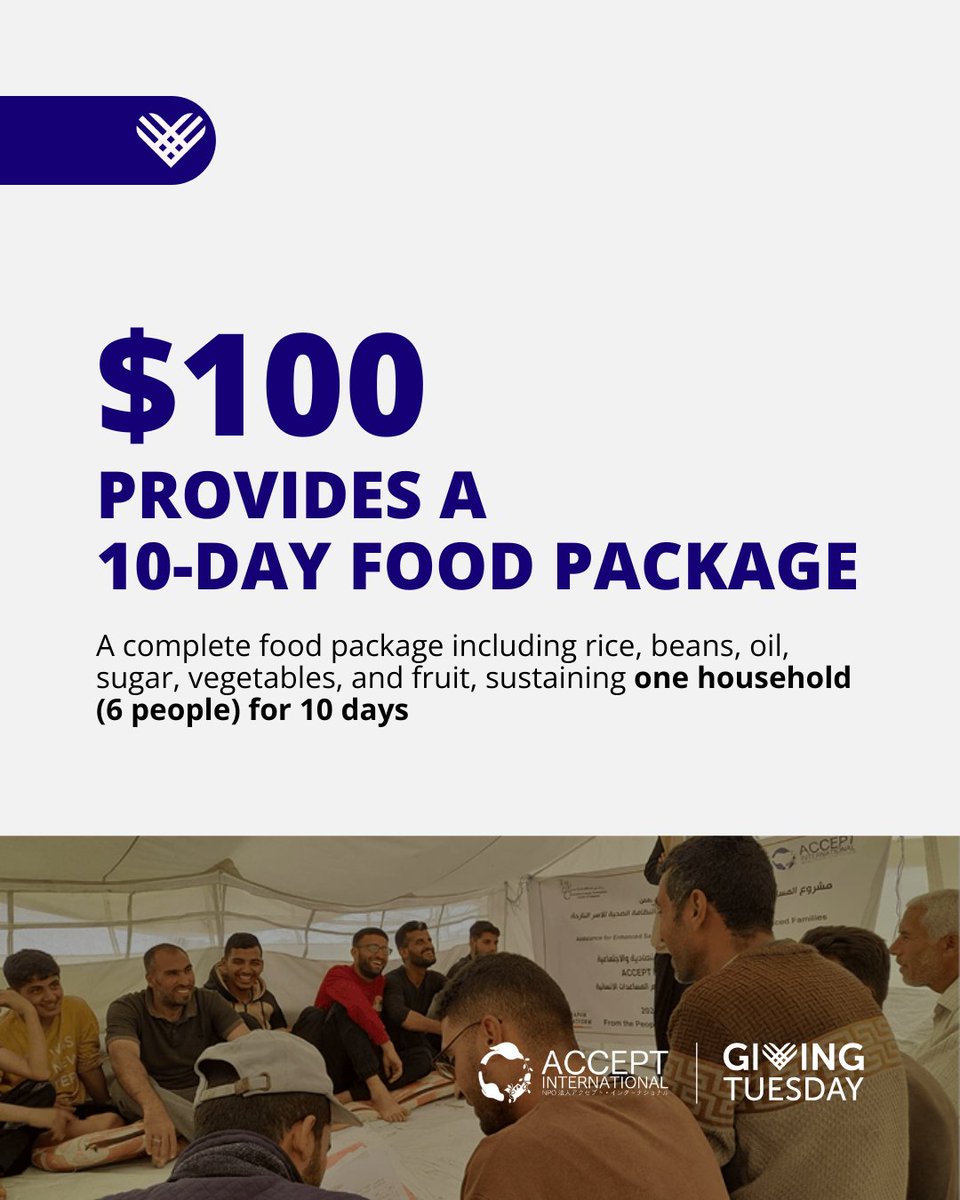 AcceptIntGlobal's tweet photo. These images show where your donation goes. Every contribution delivers direct, life-saving support to families displaced in northern Gaza.

Learn more and join us via the link below to build a lasting peace in Gaza together.
https://t.co/e1wJXpOZg1 https://t.co/ovWFVNU018