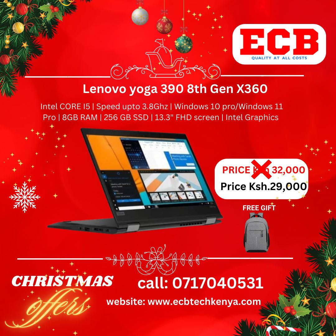 osoroKE's tweet image. What are you selling today?

We have numerous Christmas deals hapa ECB Technologies. All you have to do is call me on 0717040531 so that I can tell you more or visit us on the 3rd Floor, Room T12 of the Iconic Business Plaza.