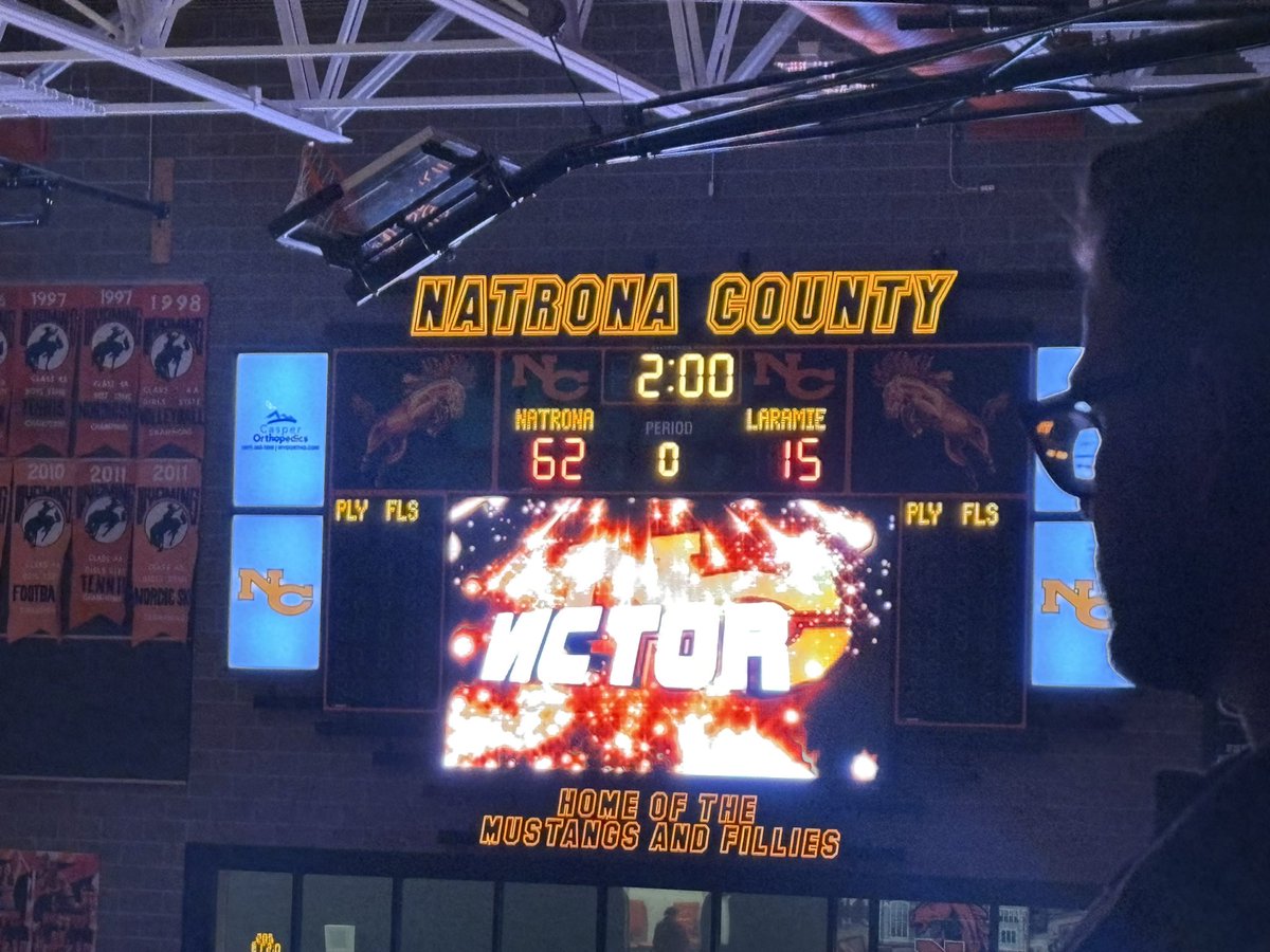 The Mustangs wrestled tough and defeated the Laramie Plainsmen 62-15 tonight!  The JV also won 83-66!  Everyday is a GREAT day to be a MUSTANG!