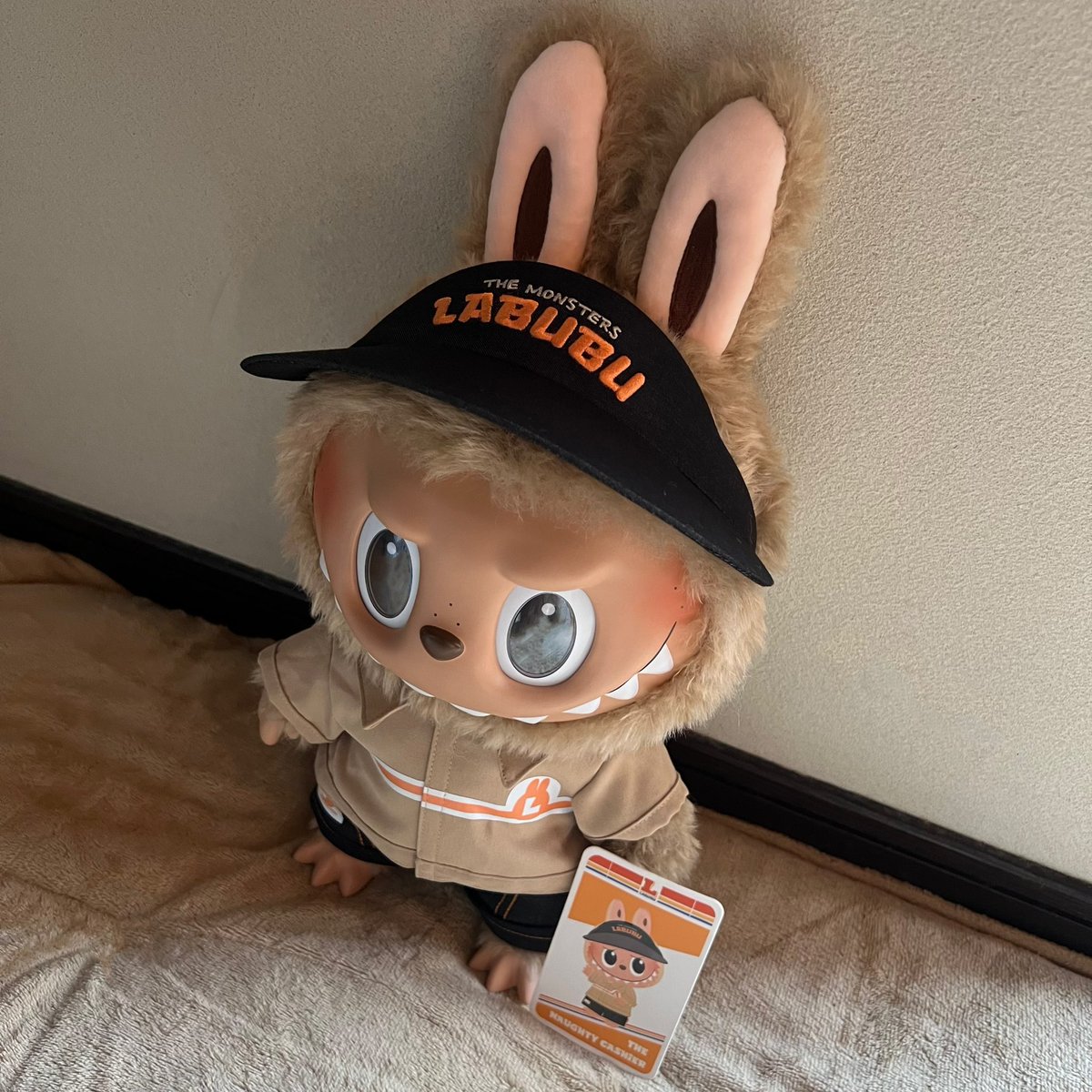 POP MART THE MONSTERS Labubu The Naughty Cashier Vinyl Plush