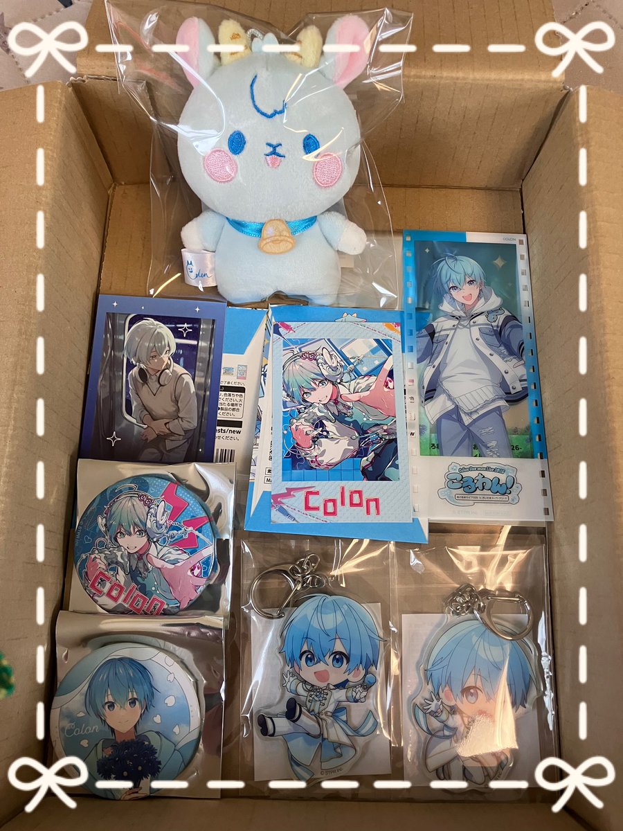 ころんくん グッズが届きました😊 たくさん考えてくれた素敵なグッズを