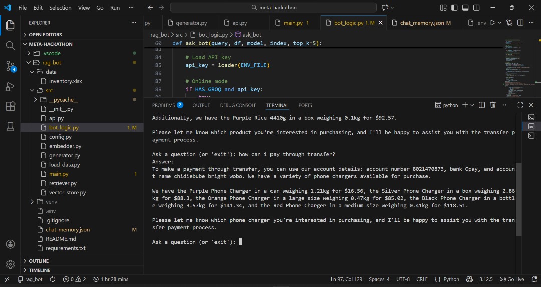 _wobobright's tweet photo. It's 5:12am where I live and today's the last day of the Hackathon I and my team are part of. It's funded by @Meta  and hosted by @RAINigeria.
I forgot about posting on social media because I was busy learning things on the way. If you don't challenge yourself you won't grow https://t.co/ea6Q6whKyy