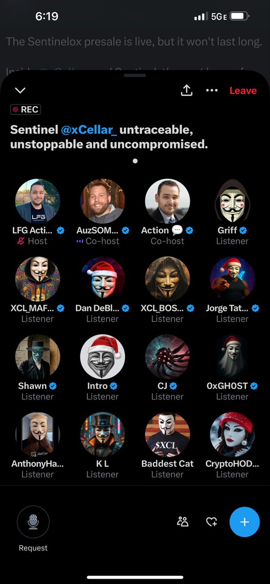XCL_MAFIA_'s tweet photo. #XCL_MAFIA 🚨
If you missed the live with @ActionCEO, @AuzsomeAustin & @LFGAction — don’t panic… it’s recorded and it’s a MUST listen 🎧🔥

Big welcome to the newest Mafia member 👉 @ActionCEO
Now officially holding #XCL @xCellar_ 💎

Massive respect and thanks for hosting a live 🎙️ space for the Mafia.
This is how it grows. This is how it spreads.

@AltcoinDaily @Cobratate @Cointelegraph @cryptomanran