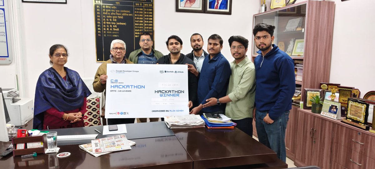 aitd_events's tweet photo. Happy to share we have successfully Organised our first Hackathon ( Codematrix: Genesis 2025. Everyone build good Projects and connect with students of different part of our Country ๐ฎ๐ณ
#aitdevents #hackathon #india #winners #lfg #gdg_aitd https://t.co/iZzn9qaOla