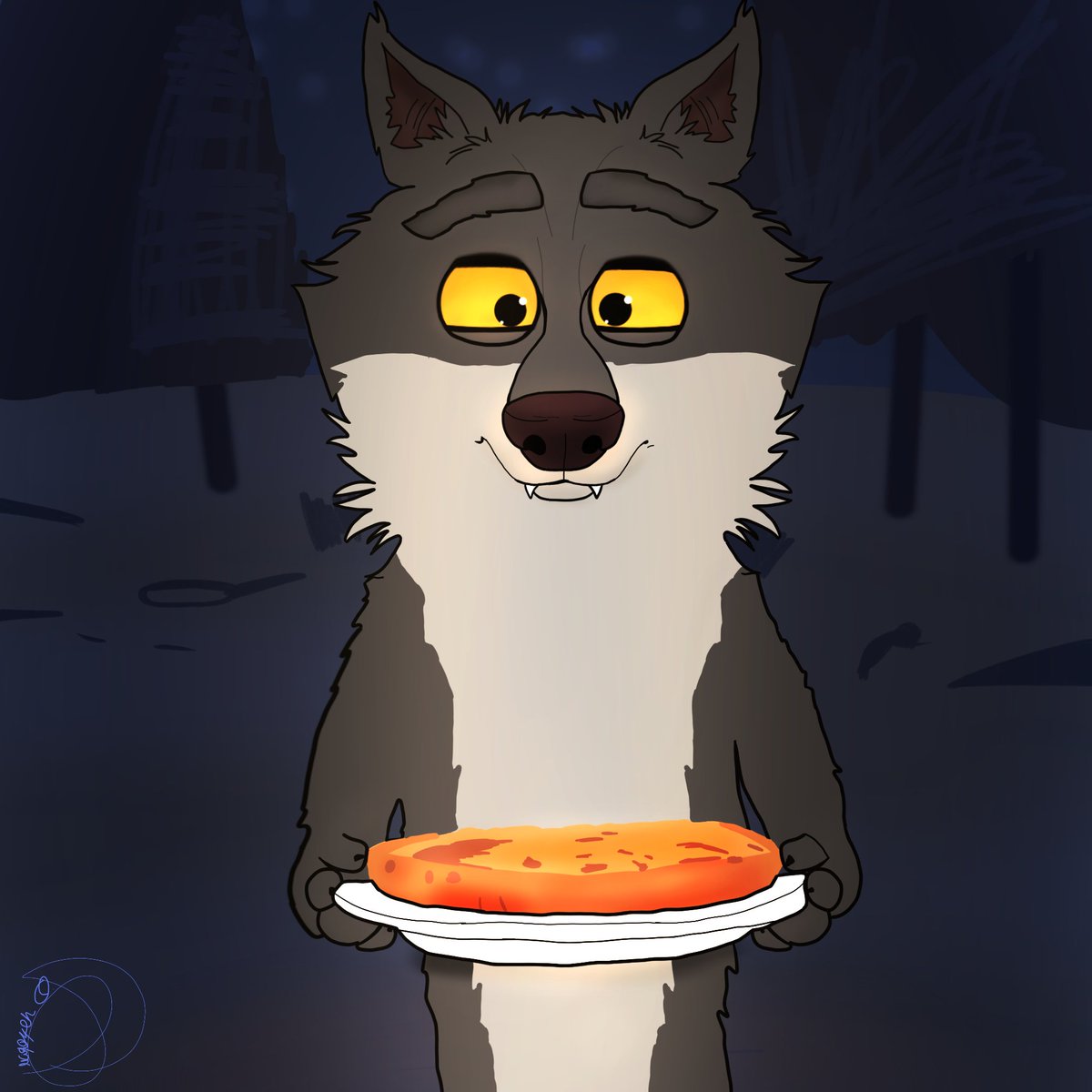DavidOlm3d0's tweet photo. "🥧Je t'ai préparé un gâteau délicieux et appétissant, je ne veux pas te faire peur. C'est pourquoi je te souhaite un joyeux Noël.🎄"
.
.
#furryart #furryartwork #furryfandom #furrycommunity #furryartist #furrydrawings #furrywolf #intermarché #intermarchewolf #furries https://t.co/8bDUtz4vxp