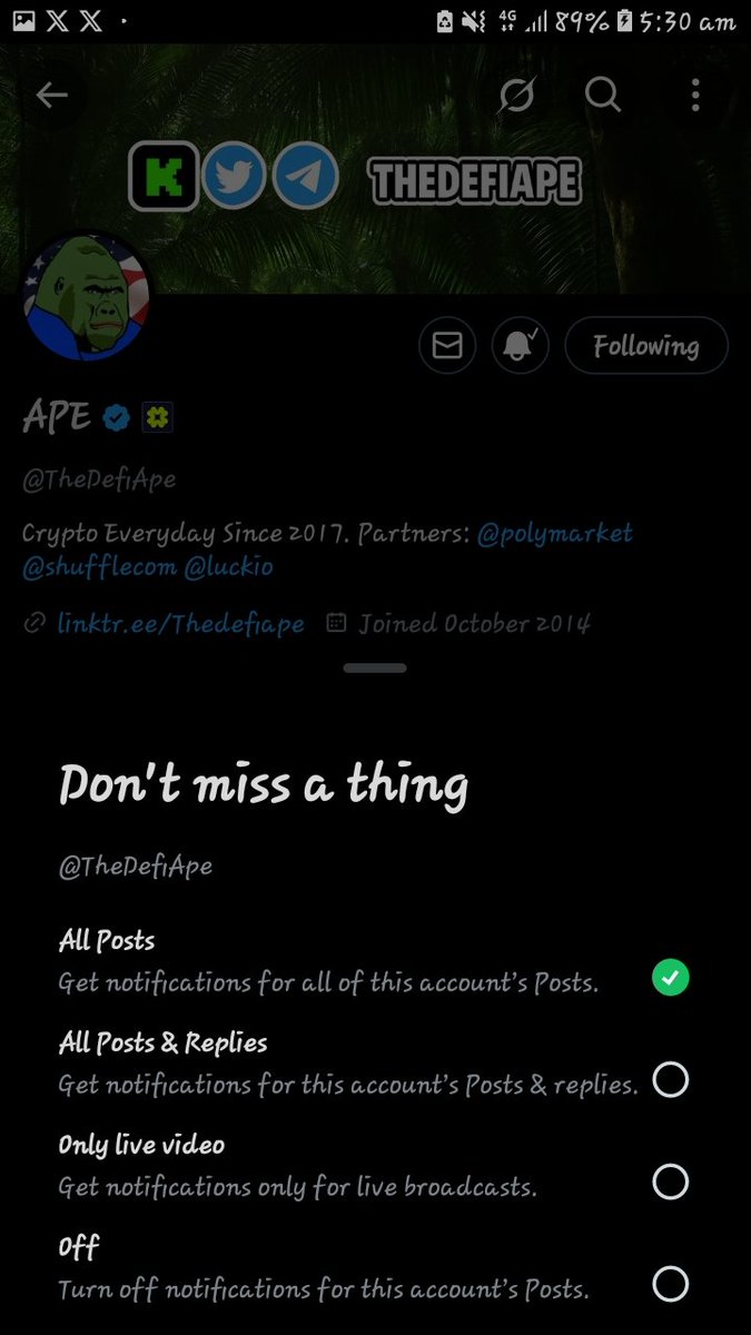 marven_crown's tweet photo. @gandalfcryptto @TheDefiApe All done king with notis on May the blessings of this season favour me and you https://t.co/RfluNFh04B