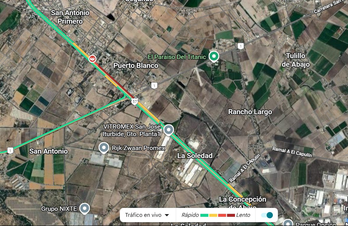 MonitoreoS22403's tweet photo. @088_GN 

Buenas noches

Se tiene algún reporte de la carretera Querétaro / Slp a la altura de san Antonio primero ? 

Saludos https://t.co/PcRBMlD2li
