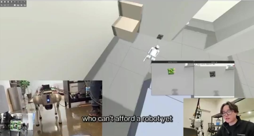 HottieBabeGem's tweet image. OM1 running simulation @openmind_agi

Training autonomous robots with simulation, normally to train these robots it requires lots of data and repetition to build full autonomy.

To get these data for training the robots you'd need to employ users who help test these robots, but…