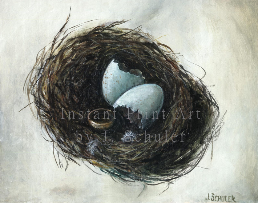 JulieKSchuler's tweet image. The Nest and the Gold Ring
Art to download

jschulerart.etsy.com/listing/435135…

#painting #nest #eggshell #gold #ring #stilllife #feather #download