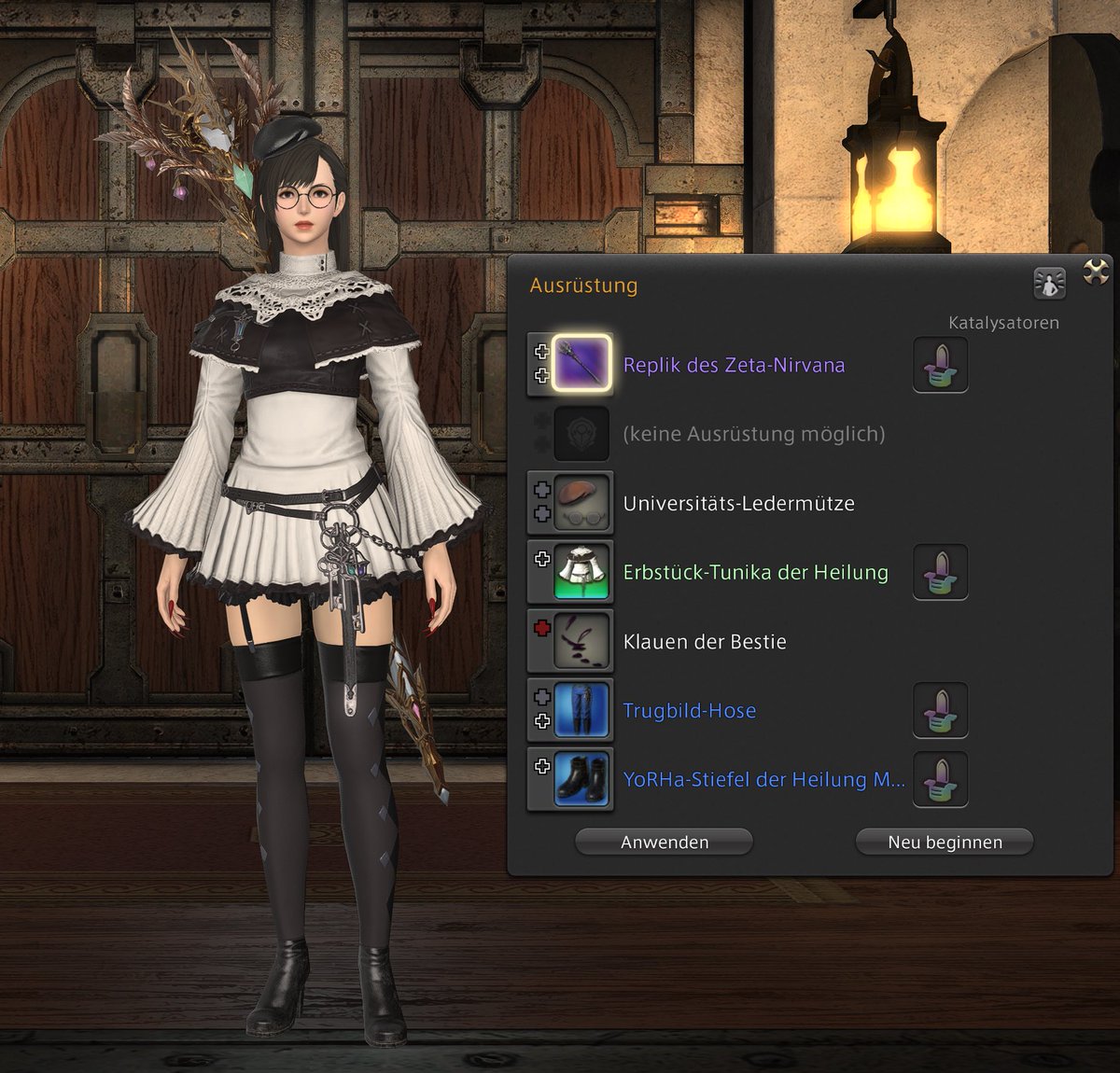 NephthysFFXIV's tweet photo. The new 7.4 FFXIV glamour update works also on your squadron! You can put higher level gear and finally even your hard earned relic weapons on them!

#ffxiv https://t.co/HDP2U1vLxZ