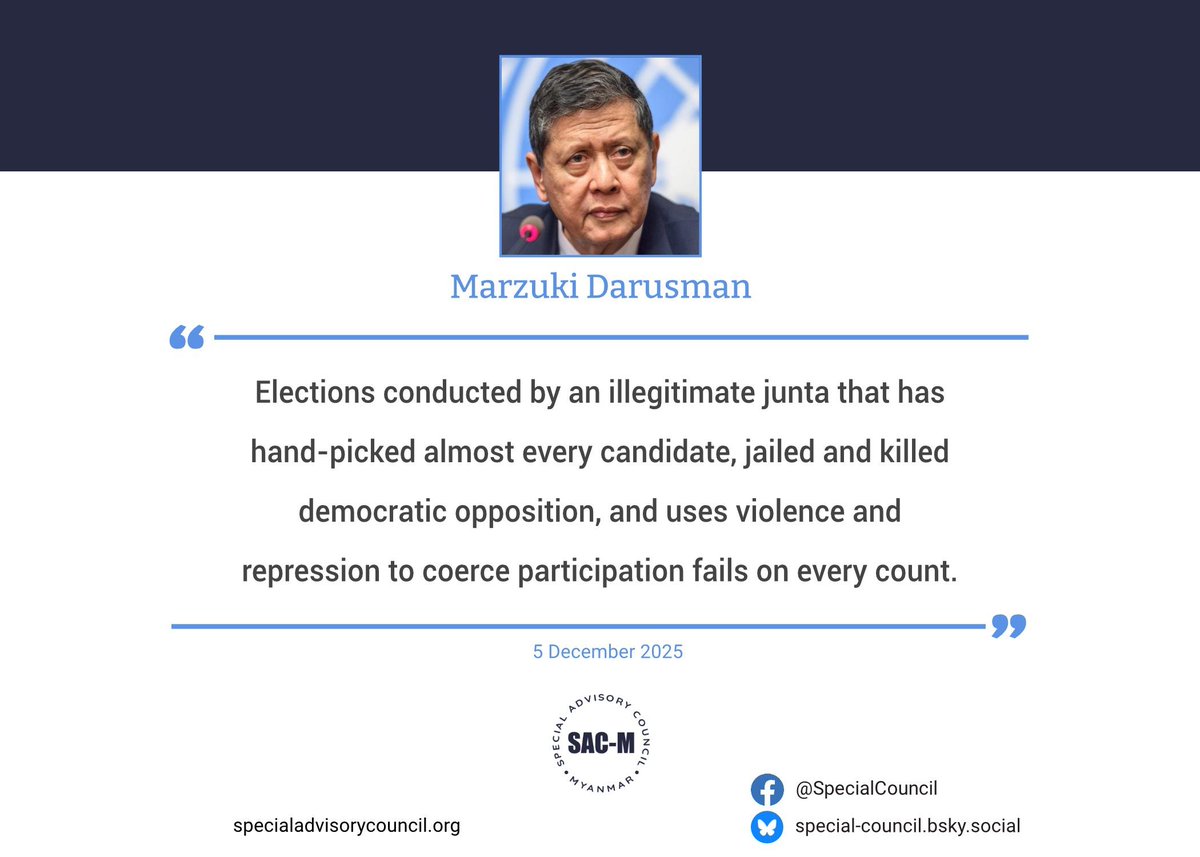 Special Advisory Council for Myanmar tweet media