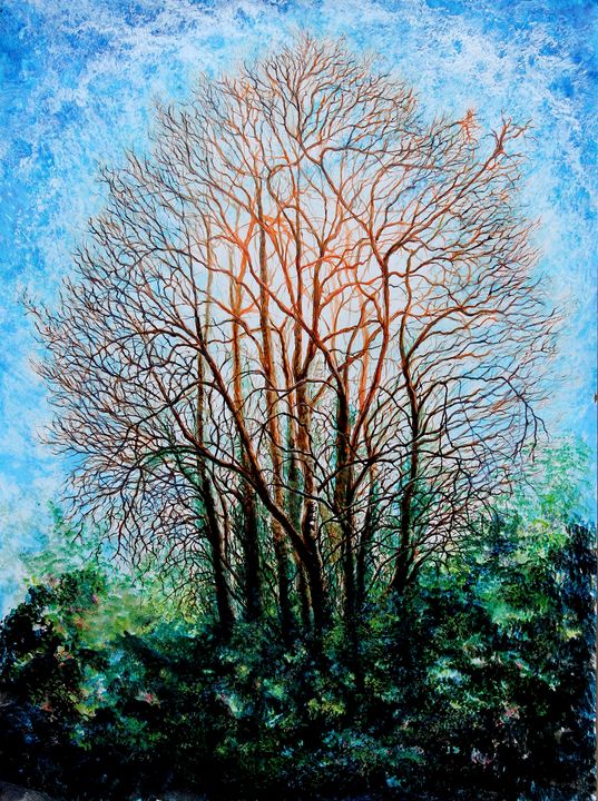 OlexaJ's tweet photo. Art of the Day! "Bright spring". Buy at: https://t.co/tHCyhBGKgo https://t.co/pLZ9tWe16u