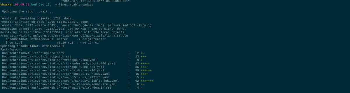 unixbhaskar's tweet image. Linux stable update .....

#linuxadmin #opensource #linuxkernel #operatingsystem