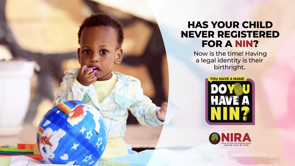 Do not wait for emergencies to register your child for a NIN.