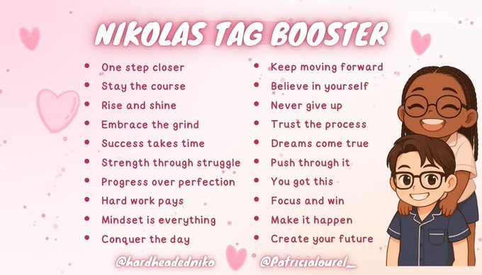 Reply as much as you can.

NIKOLAS SEVENTEEN ON 17TH