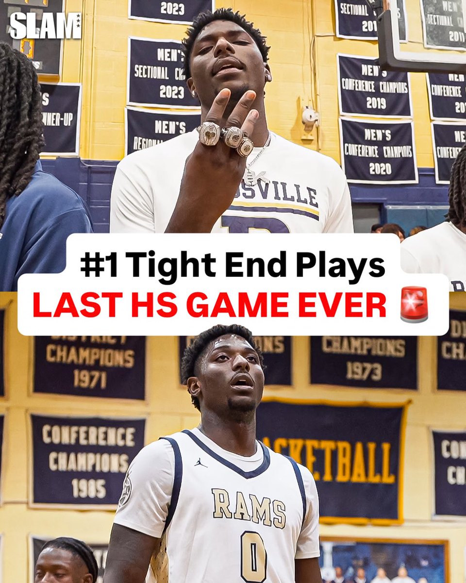 SLAM_HS's tweet image. #1 Tight End Plays LAST HS GAME EVER 🚨🔥

Oregon commit Kendre Harrison was back hooping fresh off a 2nd state title in football with Reidsville. End of an era fr ❤️ @SupremeDre8 

@ReidsvilleHoops @oregonfootball