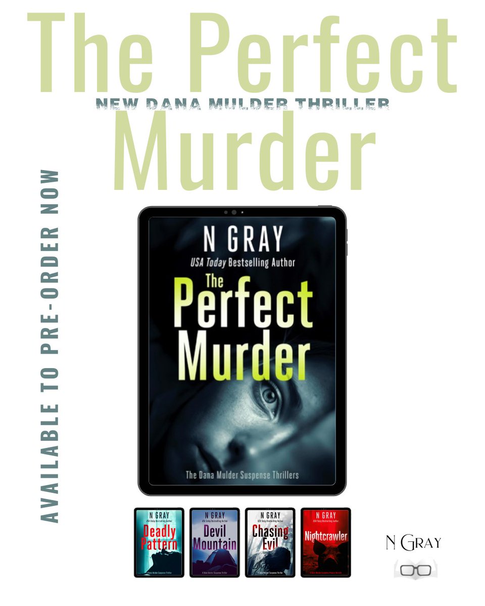 Pre-order Alert 📣

Dana is back!
The Perfect Murder is a stand-alone book in the Dana Mulder Suspense Thriller Series.
Expect a blend of passion, intrigue, and it uncovers the worst kind of killer—someone Dana never anticipated.

ngraybooks.com/blogs/news/the…

books2read.com/ThePerfectMurd…