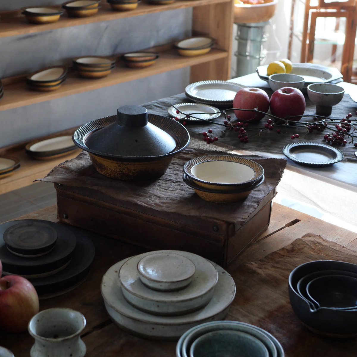 〖 未使用 〗高須健太郎 土鍋 高須さん展示は折り返し 土鍋の予約は会期終了まで受付致します ポット