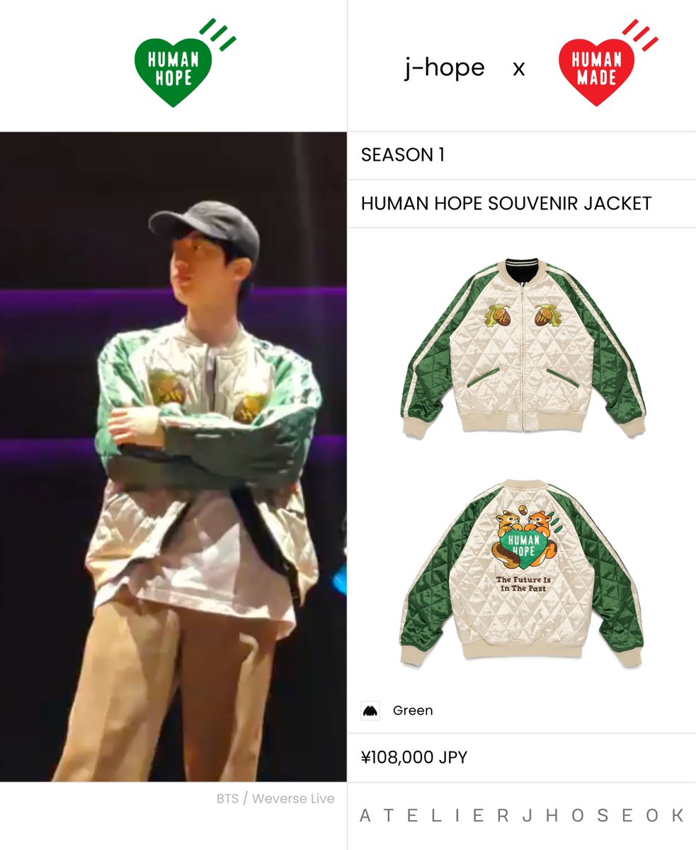 ジャケット・アウター HUMAN HOPE SOUVENIR JACKET j-hope S HUMAN MADE HUMAN HOPE SOUVENIR JACKET – HUMAN MADE Inc.