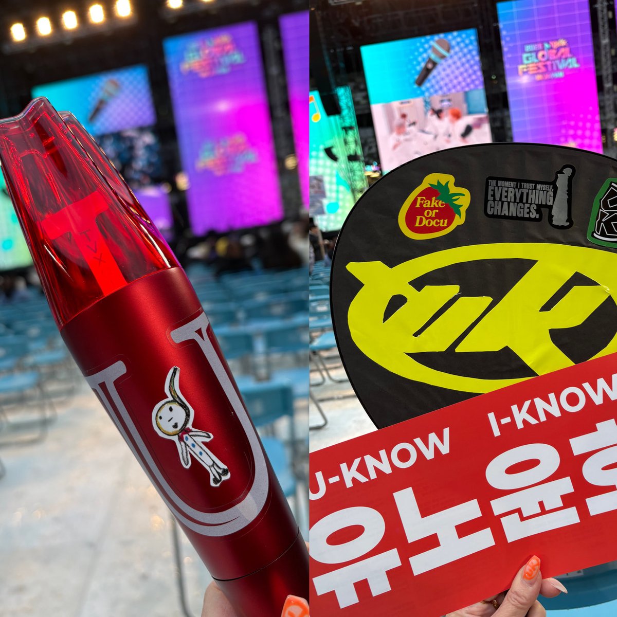 写真撮っておいて良かったよ😊 ユノ〜❣️ 私を国立競技場へ連れて行っ