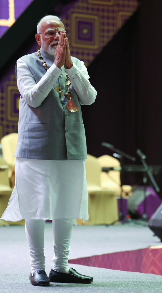 RT_India_news's tweet photo. PM Modi Awarded Ethiopia's Highest Honour - The First Global Leader To Do So 

The Great Honour Nishan of Ethiopia is the PM's 28th foreign state award. “To be honoured by one of the world’s most ancient civilisations is a matter of great pride. I humbly accept this on behalf of 140 crore Indians,” he said.

📸 @narendramodi