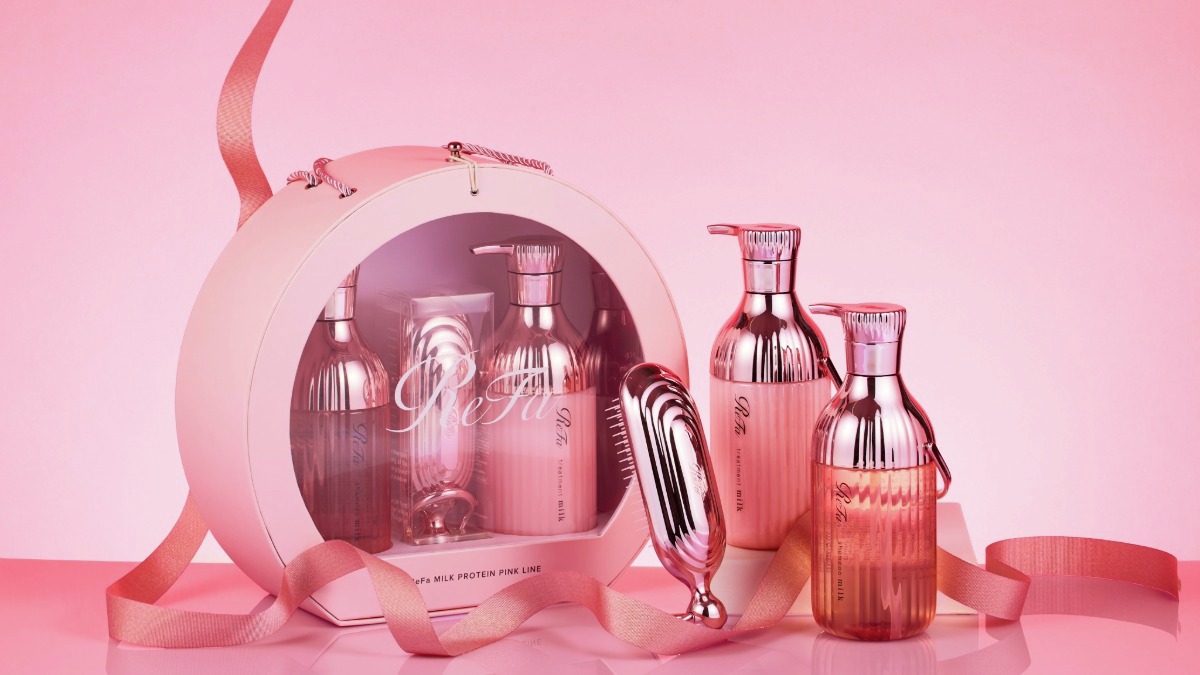 ReFa MILK PROTEIN HAIR CARE GIFT SET」がReFa GINZAで先行発売