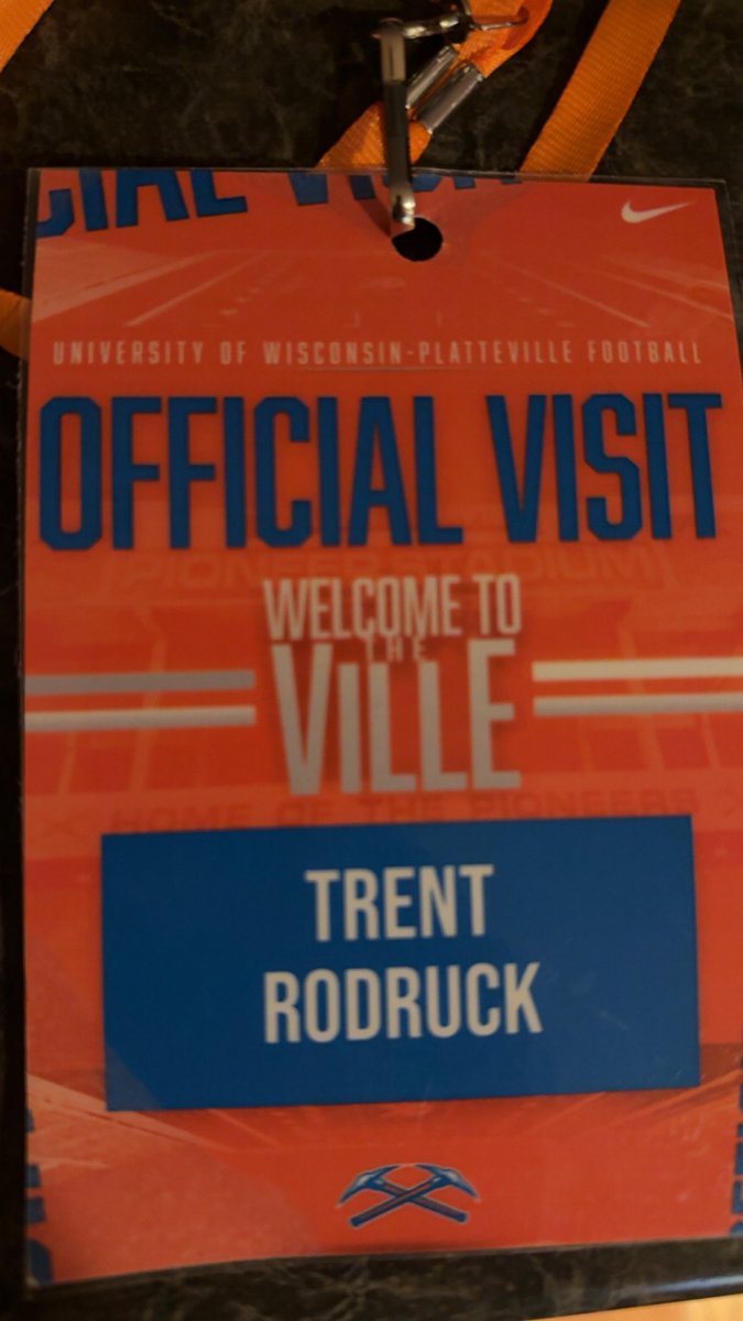 Had an amazing time at my official visit <a href="/UWPlattFootball/">UW-Platteville Football</a>