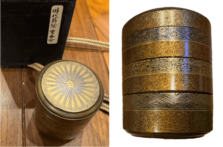 買取実績のご紹介：時代蒔絵の重香合】 このお品は、格調高い存在感が