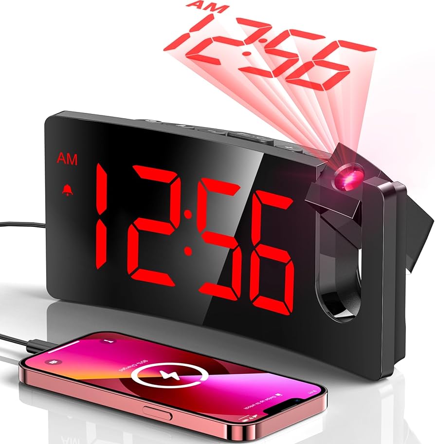 BdSuitable's tweet image. Digital Projection Alarm Clocks for Bedrooms - Large LED Display, 180° Rotatable Projector, 5-Level Dimmer,USB Charger,Battery Backup,Loud Dual Alarms for Kids Elderly,Heavy Sleepers,Snooze,12/24H,DST, Price-$18.89
Buy Now-amzn.to/3L0Xl9T