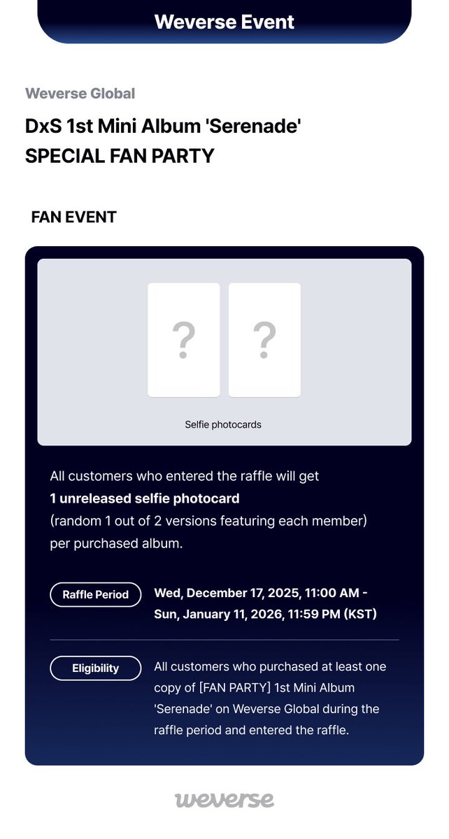 cherriz_GO's tweet photo. 🎁 POB FROM WEVERSE https://t.co/RuCqvWFtao
