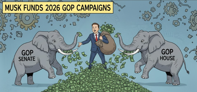 Solix_Trade's tweet photo. Elon Musk is reportedly pouring cash into GOP House and Senate races for 2026 ๐ธ๐ฅ Is this the move that could shake U.S. politics to its core? #ElonMusk #GOP #USPolitics #HouseElections #Senate2026 #MAGA #Republicans #PoliticalFunding #CampaignCash #2026Elections #Controversy #PoliticsTwitter #Election2026 #USA #Innovation #TechInfluence #Deutschland #รsterreich #EuropePolitics #PoliticalShock #InfluenceMatters