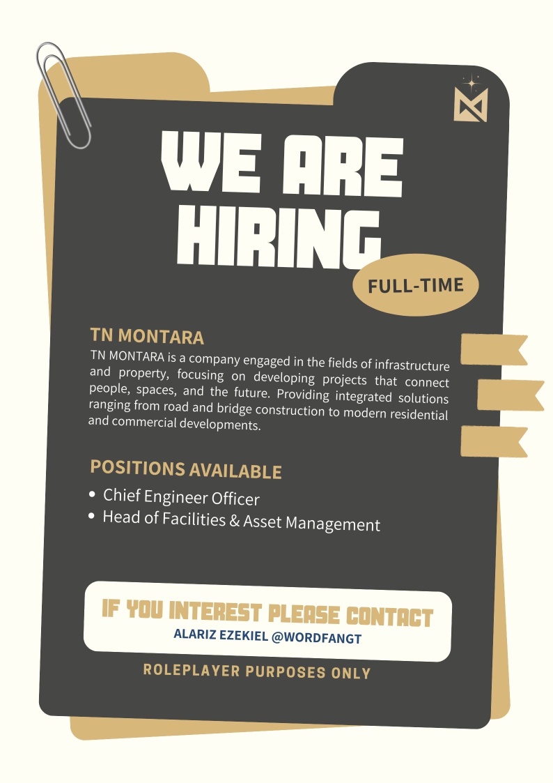 wordfangt's tweet image. 𝗧𝘄𝗼 𝘀𝗽𝗼𝘁𝘀 𝗹𝗲𝗳𝘁 at @TNMONTARA.
Claim your place and 𝗷𝗼𝗶𝗻 𝘂𝘀.
DM me for more details.