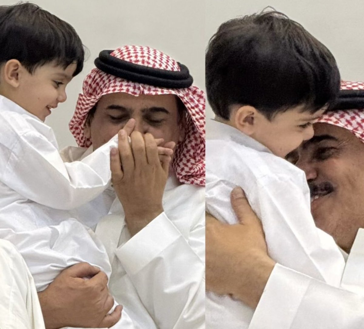 مهما كبرت ستظل صغيري
الذي أخاف عليه
هذا ما فعله أبي معي
حتى وفاته
وهذا ما سأفعله معك
حتى آخر يوم في حياتي
فلا تنزعج من محبتي لك
وقلقي عليك!
ولاحقا ستكتشف هذا الأمر
مع أولادك، وتعذرني.

هل تعلم أن أجمل شعور
يحدث لي هو: عندما أعانقك؟
أرجوك
عندما تكبر لا تخجل
وتحرمني من هذا الشعور.