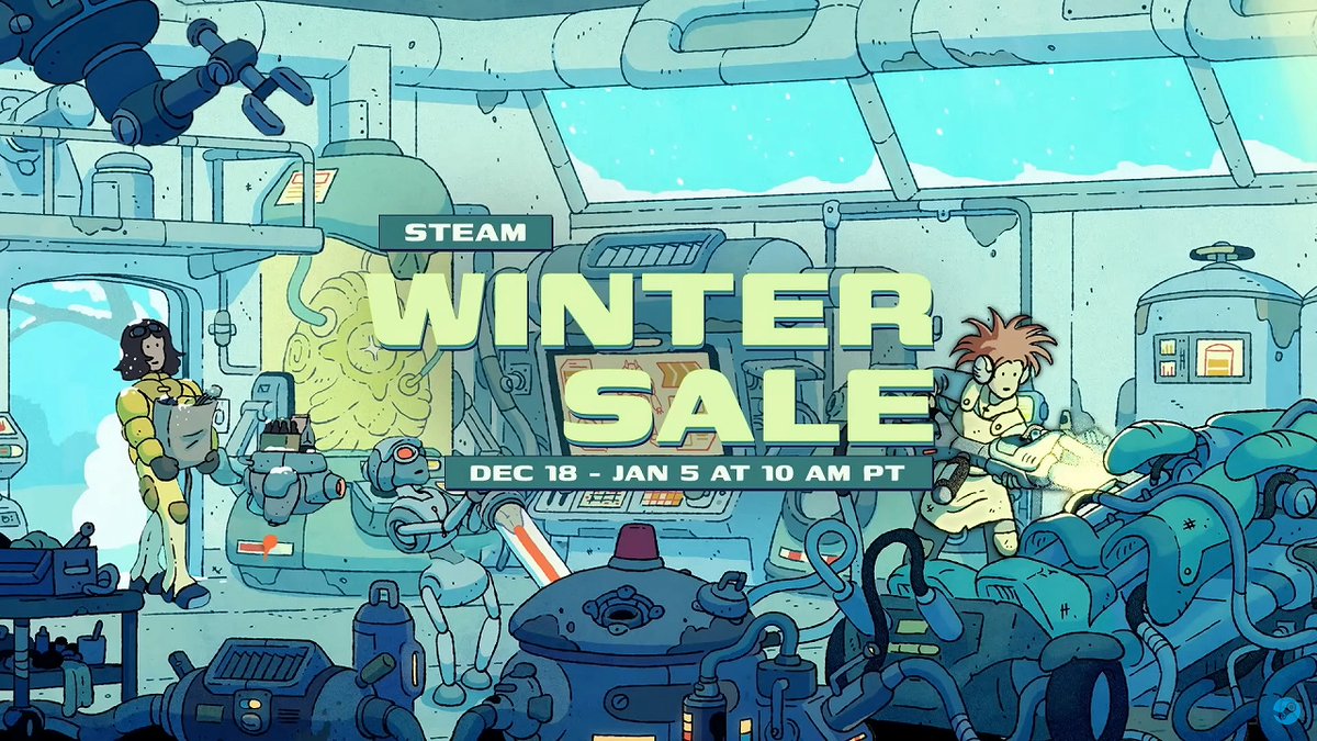 4GamerNews's tweet photo. 「Steam ウィンターセール2025」は日本時間の12月19日3：00に開始。参加タイトルを紹介するトレイラーが公開に
https://t.co/8CuP6dCxo7

次回の大型セールとなる「Steam スプリングセール2026」は2026年3月の後半に開催 https://t.co/xwCJDJOfPY