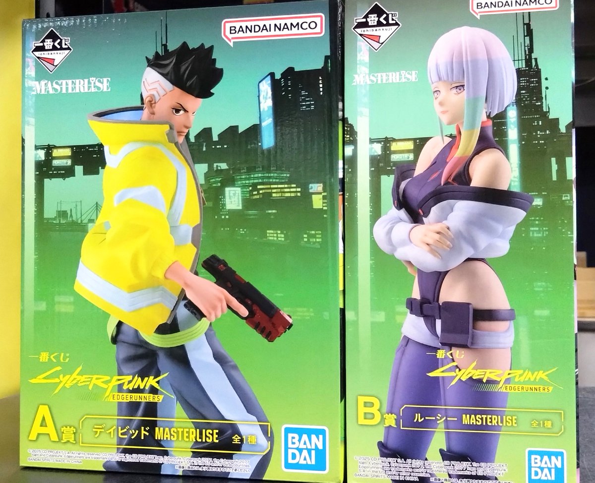 一番くじ サイバーパンク: エッジランナーズ A賞 デイビッド／B賞