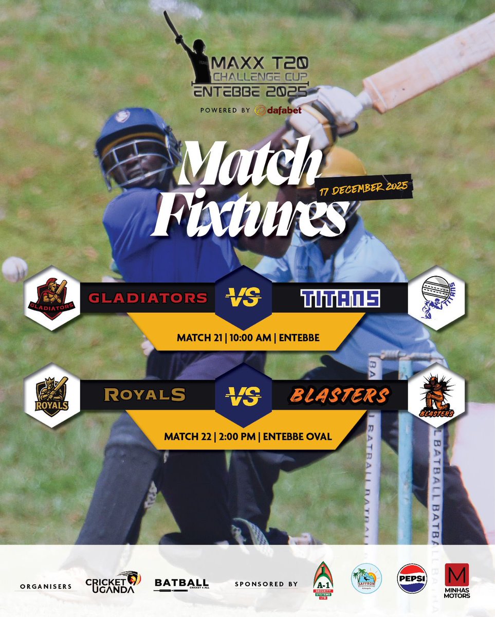 BatballO's tweet photo. Matchday 11 is here as the #MaxxT20CC2025 rolls on.

#Cricket4All https://t.co/r26fIKFab6