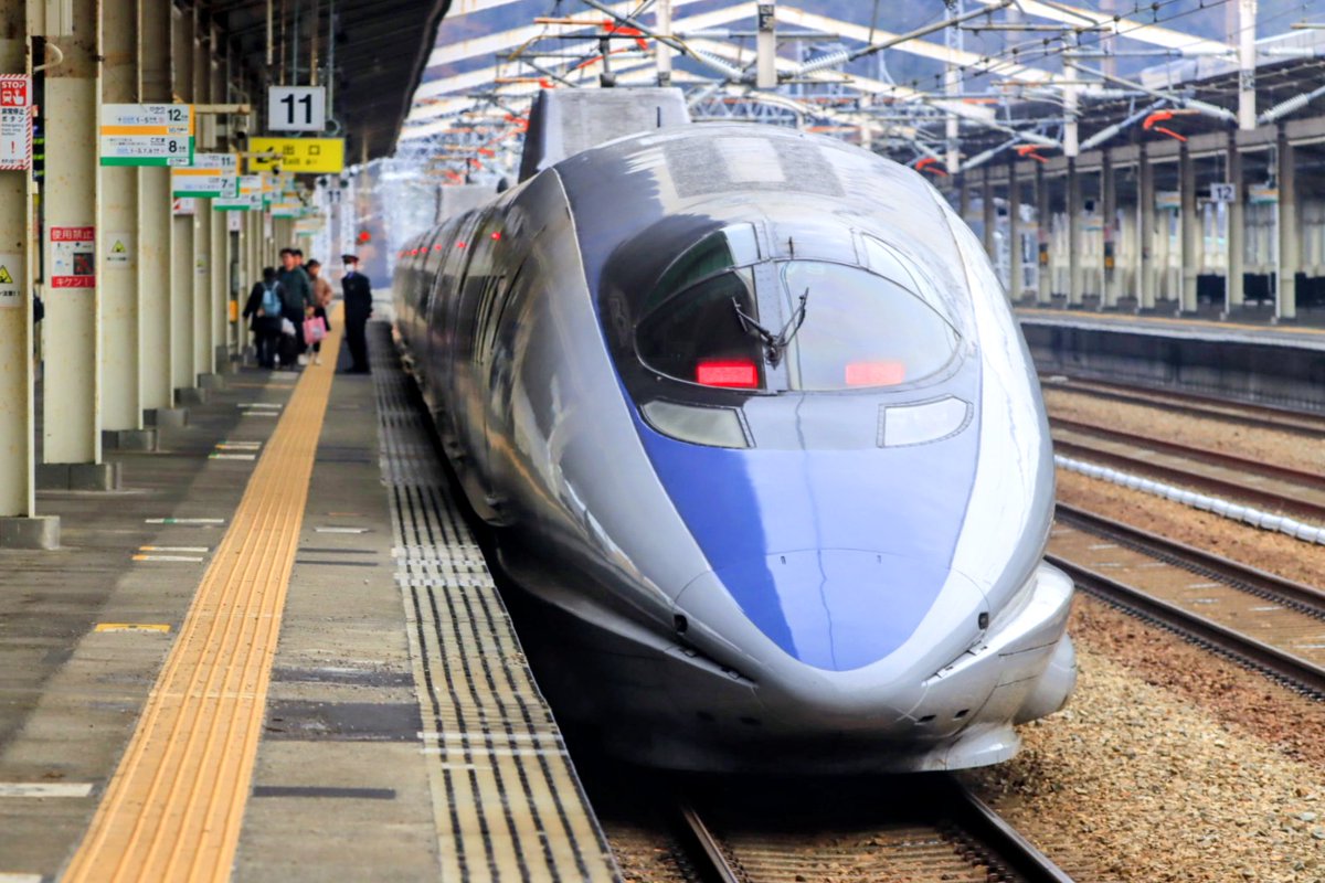 ①②ドクターイエローの前に500系をパチリ😍😍今日はハローキティはお